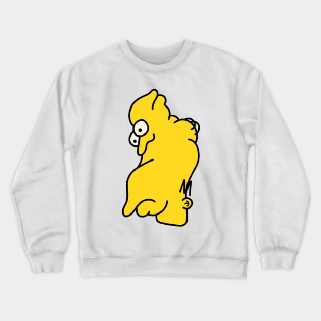 Strange Cartoon Father Crewneck Sweatshirt by violetradd